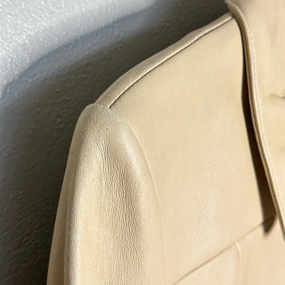 Identify Lace Up Cream 100% Leather SZ 10 - Picture 9 of 9